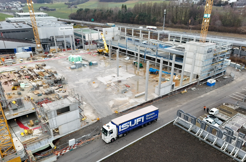 Gerüstbau Aargau - Grossbaustelle Gerüst